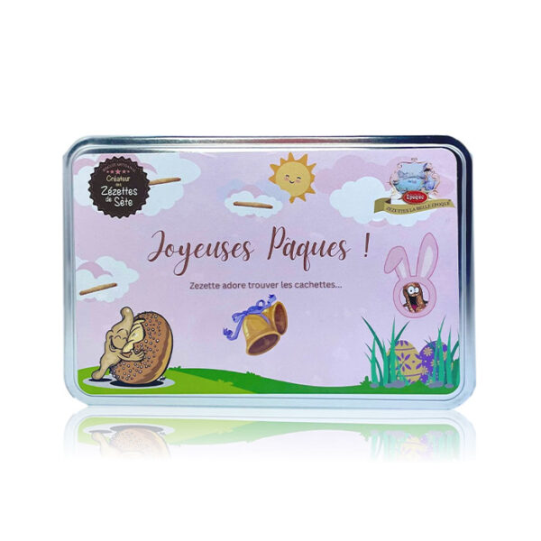 La Zézette de Sète - Boîte à thèmes - Joyeuse Pâques - 250 grs