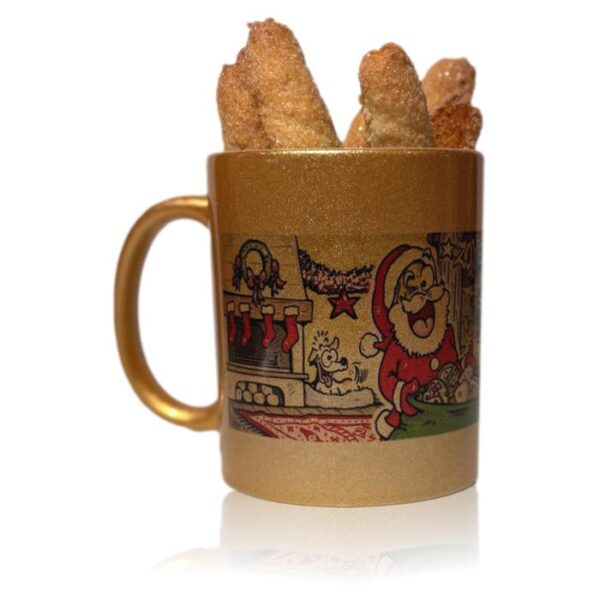 la Zézette de Sète - Mug Pailleté Or Noël - 100 grs